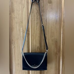 Kate Spade Black Crossbody Bag with Chain Strap